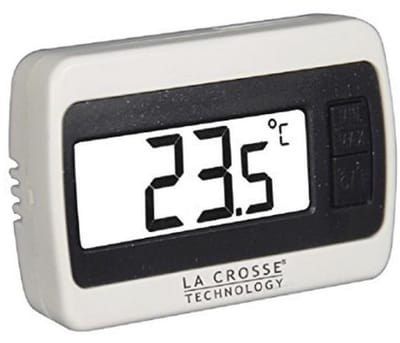 Kleine Binnenthermometer - Wit - Accuraat en Stijlvol