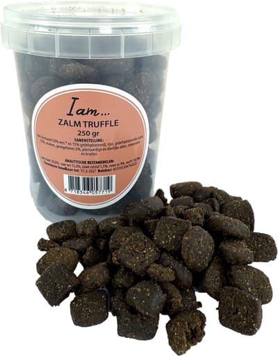 Hondensnack I AM - Zalm Truffle - Gezonde Hondensnack 250 Gr, 50% Vers Zalm