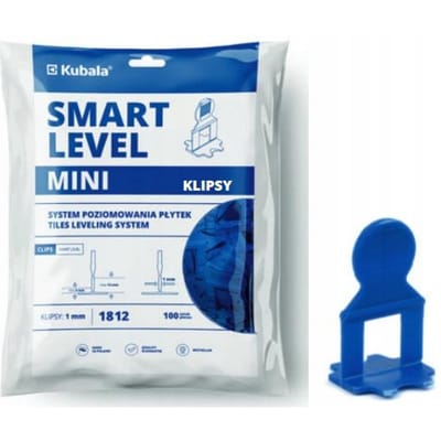 Kubala 1812 - Tegelnivellering Systeem - 1mm Clips - 100 stuks - Smart Level Mini