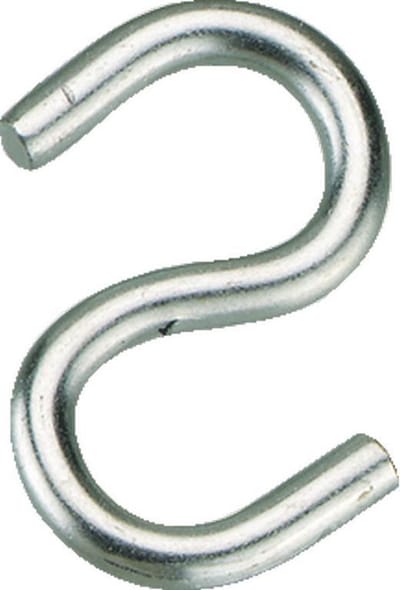 ERIC s-haak v/ketting CADDY S, staal, dikte 2mm, el verz