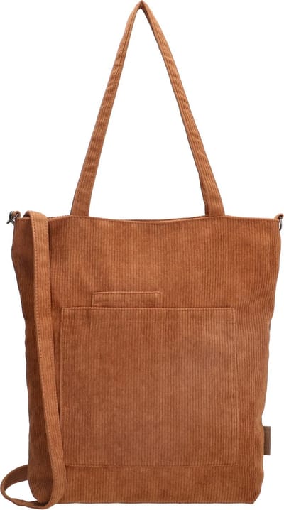 Beagles Navarra Handtas Dames - Schoudertas met telefoonvak - Tas van Nylon en Polyester met ritssluiting - Cognac