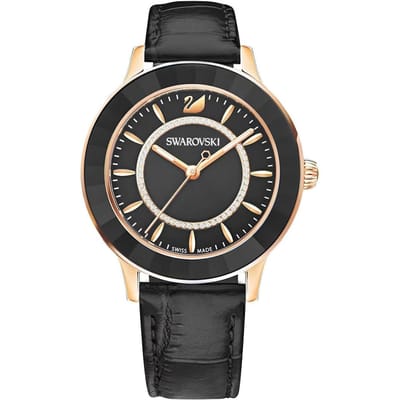 Swarovski 5414410 Octea Lux Roségoud Dameshorloge 39 black