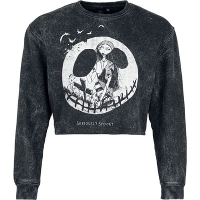 The Nightmare Before Christmas - Disney Sweatshirts - Seriously Spooky Long-sleeved Top - L tot XL - voor Vrouwen - grijs