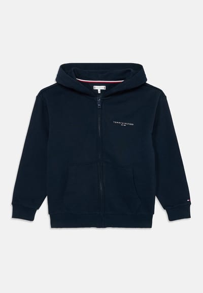 Tommy Hilfiger SS'22 Zip-Thru Hoody-Blauw-S