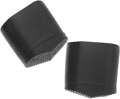 Laddervoetjes - Ladderdoppen Rubber - Vloerbescherming - Antislip Grip - 4.5x4.3x2.5cm - Zwart