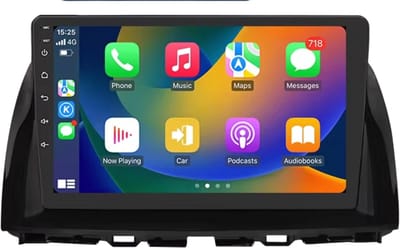 Autoradio met bluetooth - Carplay - Voor Mazda CX5 CX-5 CX 5 (2012-2015) - Geschikt voor Apple en Android - Stereo - Navigatie - Navigatiesysteem auto - 2GB 64GB