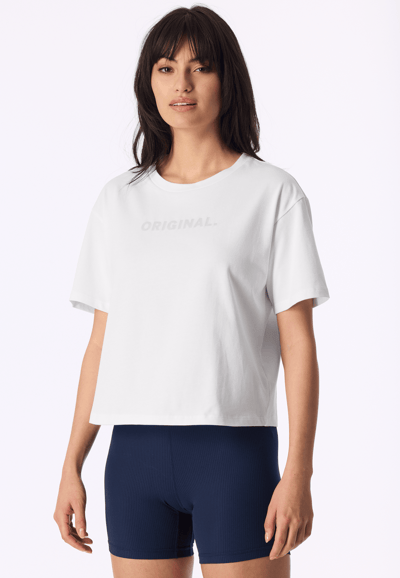 Shirt met korte mouwen van zware Single Jersey, wit - Mix+ Relax 34