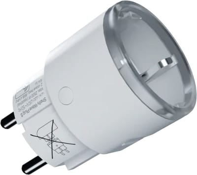 Shelly Plug S Z-wave Slimme Stekker met Stroommeting Wit