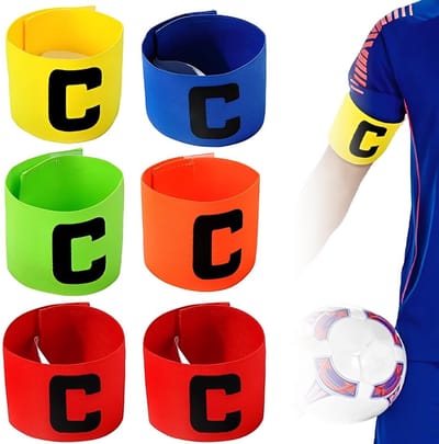 Set van 6 Aanpasbare Captain Armbanden voor Kinderen en Jongeren
