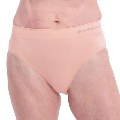 Bamboo Basics Naadloze Slip Belle - 3-pack - Roze Slip - Maat S - Bamboe Ondergoed Dames Naadloos - Bamboe Slips