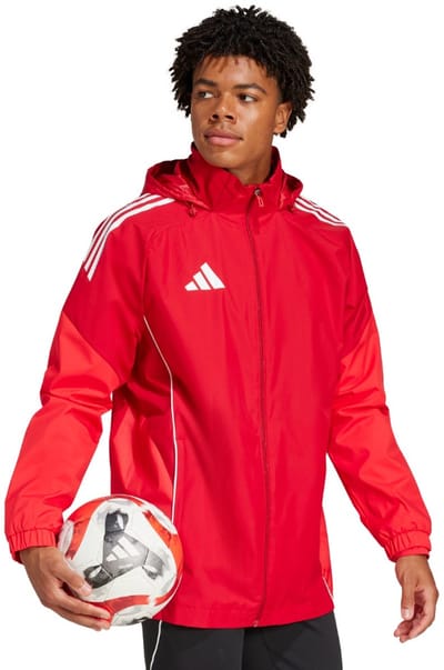 adidas Jas Heren Tiro 25 Competition All Weather Rood - Maat 2XL