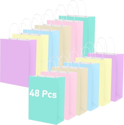 Geschenktassen voor Macarons in 6 Kleuren - 48 Stuks, Perfect voor Feestjes en Cadeaus