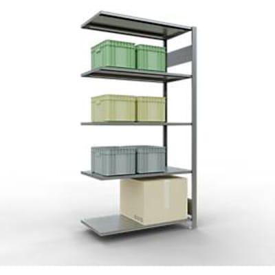 SCHULTE Lagertechnik - Insteekbevestiging met lengtebout - 2000x1000x500 mm, type 150 kg