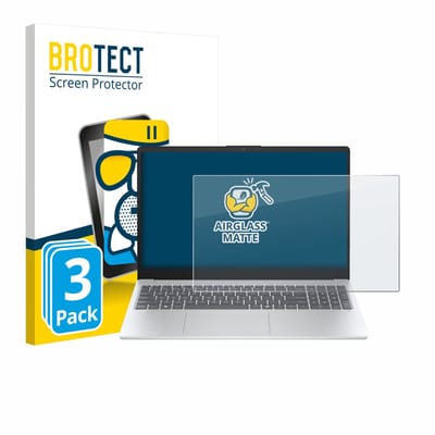 BROTECT - Screenprotector voor HP OmniBook 3 15 15-fn0653ng - Folie Beschermfolie Beschermglas matte 3 Stuks