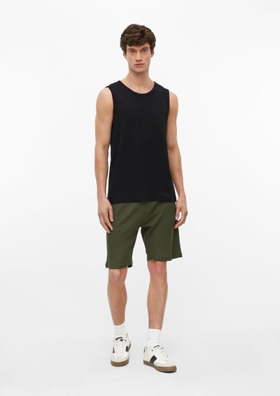 Bermuda relaxe taille moyenne straight leg katoenmix s.Oliver Detroit