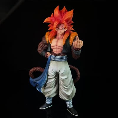 VF studio Gogeta Rood Haar Vierde Vorm dragon ballz figuren anime Expert Kan Resonantie Bespotting Gebaar PVC heet Model Perfect Speelgoed brown