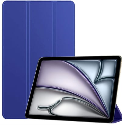 TechNow Hoesje geschikt voor iPad Air 2024 / 2025 (11 inch) Hoesje – Extreme Shock Case – Smart Case - Blauw