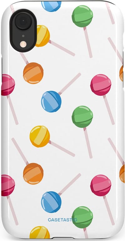 Casetastic Hoesje Geschikt voor Apple iPhone Xr - Stijlvolle Beschermende Duo-layer Case - Lollybom