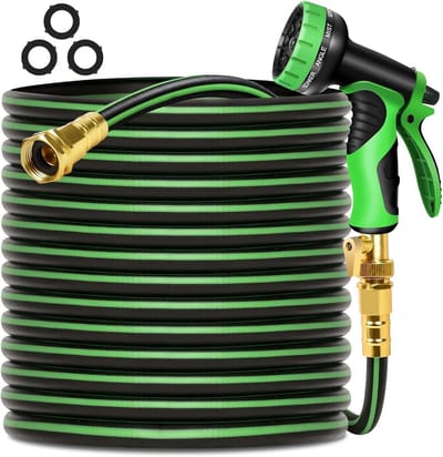 Flexibele Tuinslang 7.6 Meter (25FT) - Inclusief Sproeikop