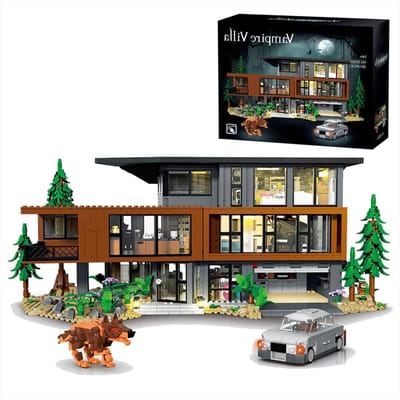 Architectural Building Set - Movie House Replica - Creative Building - LED Light Effects