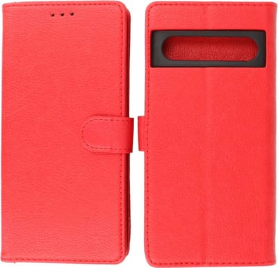 Google Pixel 7 Pro Hoesje Book Case Portemonnee Telefoonhoesje - Rood