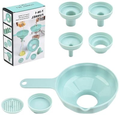 Voedselveilige plastic deksel met brede opening voor koken en opslag, ideaal voor vullen van potten met spuit- en filterfunctie
