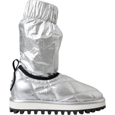 Gequilte Metalen Enkelboots