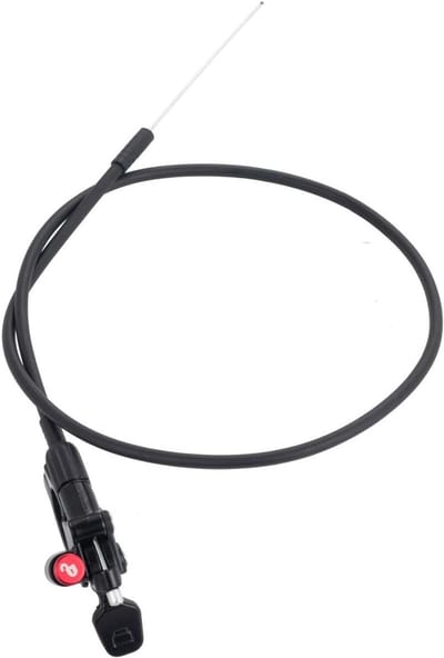 Afstandsbedieningshendel voor mountainbikes, geschikt voor Fox, Rockshox en Suntour, rood