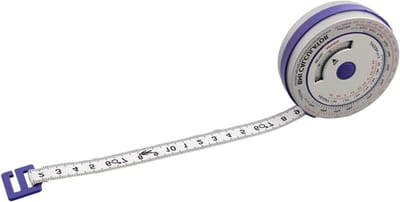 Meetlint Lichaam - Omtrek Meter - Gezondheid Bijhouden - Intrekbaar Ontwerp - 200 cm - Blauw