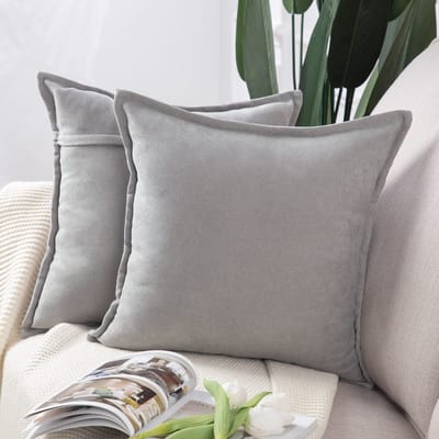 Unyqoos® Stijlvolle Set van 2 Zachte Chenille Sierkussenhoezen voor Bank en Slaapkamer