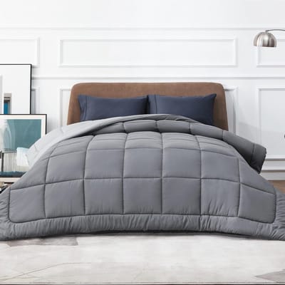 Omkeerbaar Dekbed 240 x 220 cm - Oeko-Tex Gecertificeerd - 4 Seizoenen - Allergievriendelijk en Zacht