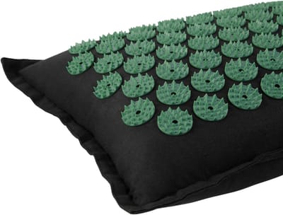 Spokey Sportmat do akupresury i Massage met Kussen Akumat Zwart-Groen