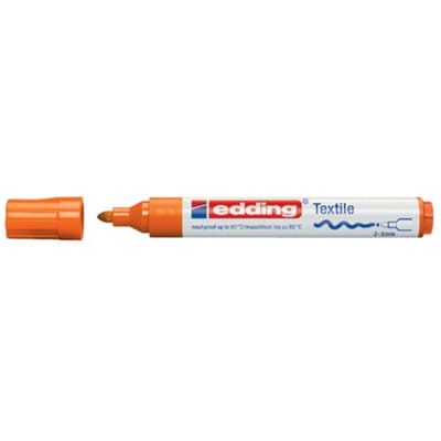 Textielmarker edding 4500 rond 2-3mm oranje