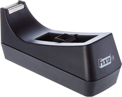 Rolhouder voor 33 meter tape - Zwart met antislip coating