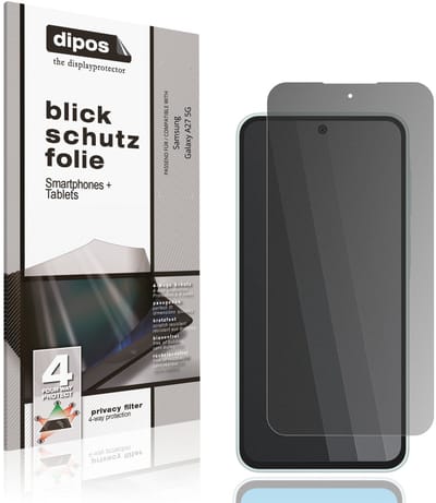 dipos – Matte Privacy Screenprotector geschikt voor Samsung Galaxy A27 5G | Anti-Spy Beschermfolie