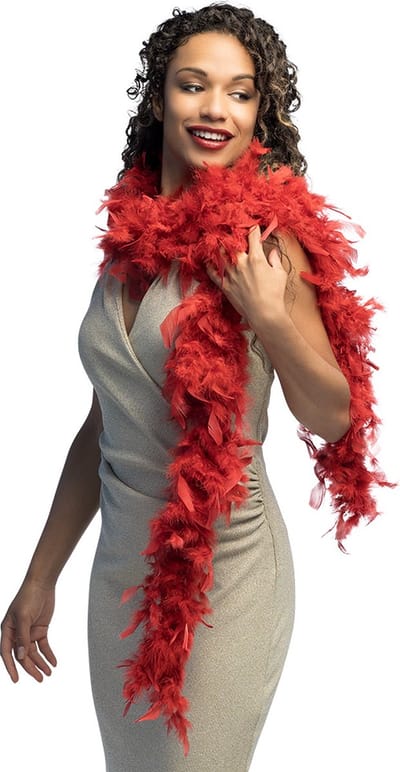 Boland - Verenboa 50 g bordeaux Rood - Volwassenen - Unisex - Showgirl - Glitter and Glamour