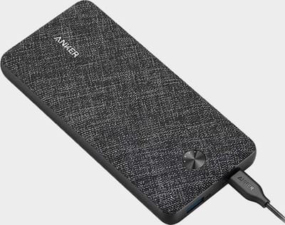 Anker PowerCore Sense 10000 PD mAh Powerbank - Zwart externe batterij met USB-C Power Delivery (18W), sterke powerbank voor iPhone 11/11 Pro/11 Pro Max, S10, Pixel 3, iPad Pro 2018 en meer