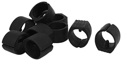 10 Stuks Breuer Stoel Vloer Glides - Enkele Prong U-Shape Caps 32 mm