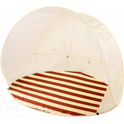 Strandtent Draagbaar Opvouwbaar Outdoor Pop-up Tent Zonnescherm voor Kamperen Picknick Achtertuin Speeltuin Reizen beige