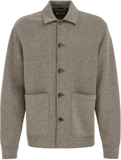 WE Fashion Heren regular fit overshirt