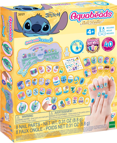 Aquabeads Stitch Nail studio Designer Kit- kindernagels- plakken door water