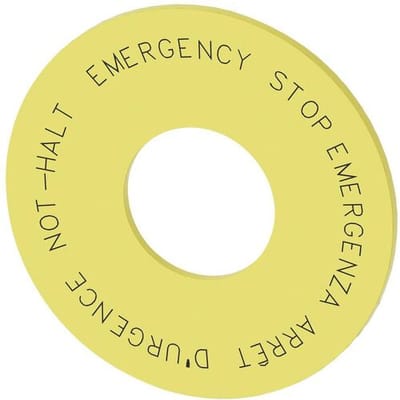 Siemens 3SU1900-0BN31-0NC0 3SU19000BN310NC0 Onderlegring Met draaibescherming (Ø x h) 60 mm x 2 mm 10 stuk(s) Piece