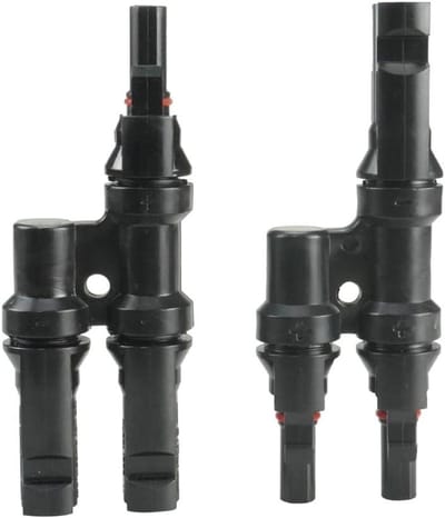 Zonne-connectoren Paar - MC4 Connectoren - Zonne-energie Systemen - Hoge Efficiëntie - 1000 V 30 A - Zwart