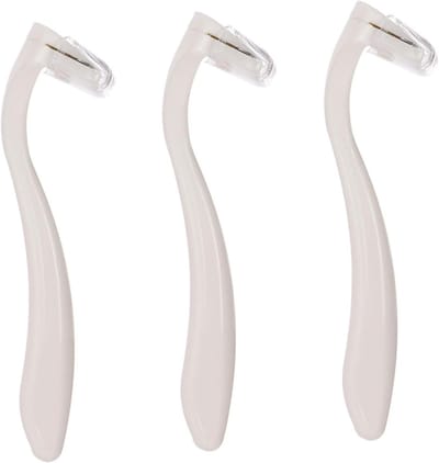 Damesscheerapparaat - Ontharingsapparaat - Gladde Huid - Minimaliseert Huidirritatie - 3 Stuks - Wit