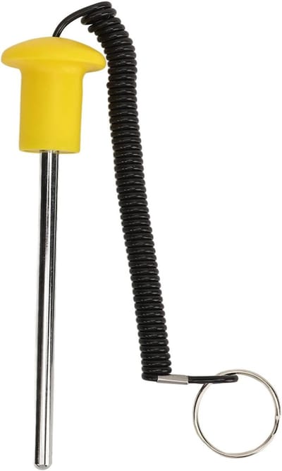 Verstelbare Gewichtspen voor Krachttraining met Lanyard, Geschikt voor 8mm Diameter Gym Apparatuur en Veiligheidsvergrendeling