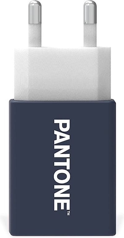 Lichtnetadapter met 1 USB poort, Blauw - Celly | Pantone