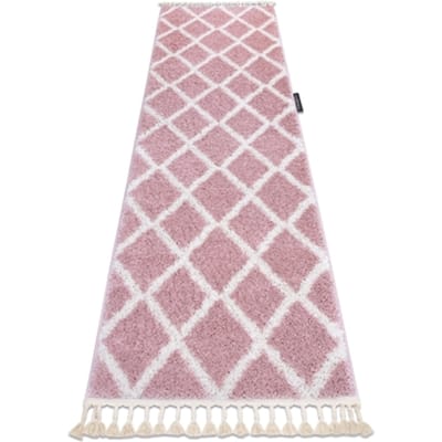 Kleden Rugsx Tapijt, Vloerbekleding BERBER TROIK rozekleuring 70x200 cm