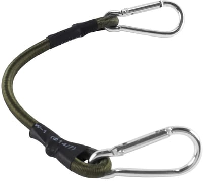 Dailygoods- Elastisch Touw 8 mm Dik - 4 Stuks - Bergbeklimmingsgesp - Kamperen - Bagage - Rubbermateriaal, 30 cm - Bungee Cord