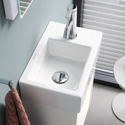 Duravit Vero Air wash hand basin with 1 tap hole 38 x 25 cm 0724380000