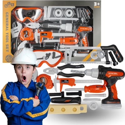 Set voor een jongen Functioneel gereedschap MEGA CREATIVE Kinderwerkplaats Gereedschapsset